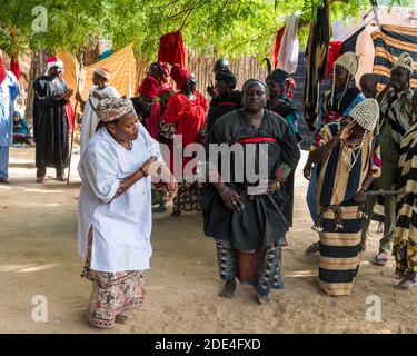 Cérémonie Voodoo à Dogondoutchi, Niger Banque D'Images