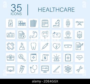 Infographie avec icône santé pour la conception médicale. Assurance médicale. Illustration du stock vectoriel. Illustration de Vecteur