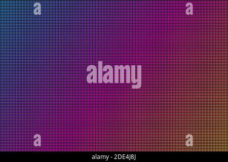 Écran LED. Téléviseur d'arrière-plan RVB point. Illustration du stock vectoriel. Illustration de Vecteur