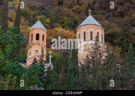 Eglise Mama Daviti, mont Mtatsminda à Tbilissi, Georiga. Religion Banque D'Images