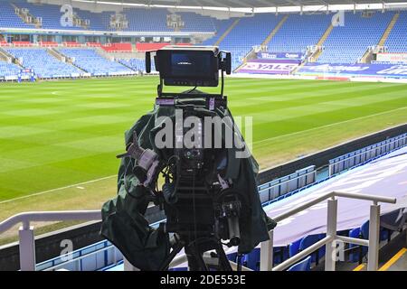 Les caméras TV sont ici pour le championnat 1230 ko EFL Lecture de jeux vs Bristol City Banque D'Images