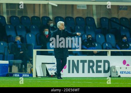 GIAN Piero Gasperini entraîneur-chef d'Atalanta pendant l'italien Championnat série UN match de football entre Atalanta BC et lui / LM Banque D'Images