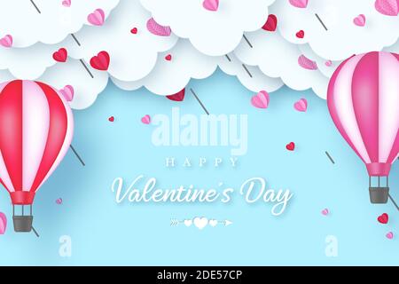Valentines Day background. Illustration de Vecteur