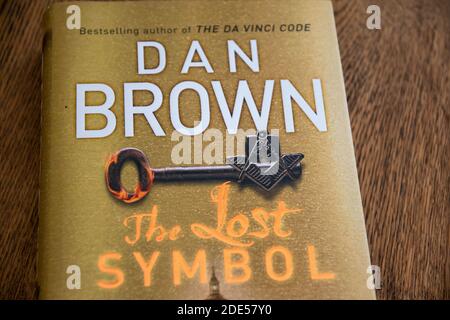 DaN Brown est un auteur américain plus connu pour son thriller Robert Langdon Romans Angels & Demons, le Da Vinci Code, le symbole perdu, Inferno Banque D'Images