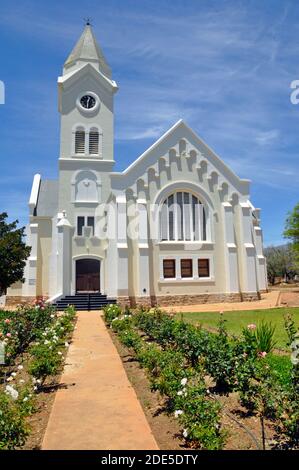 L'Église réformée néerlandaise de McGregor. Le village s'appelait à l'origine Lady Grey, mais il a été renommé en 1904 après son pasteur, le révérend Andrew McGregor. Banque D'Images