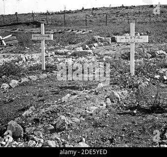 Tombes des soldats ca. 1917-1946 Banque D'Images