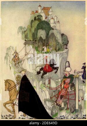 Kay Nielsen illustre les six Frères de la circonscription de Woo. Banque D'Images