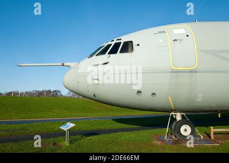 Vickers VC10 au RAF Cosford Shropshire Angleterre Banque D'Images