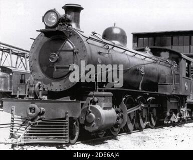 Histoire de l'Afrique du Sud : chemins de fer sud-africains classe 4 4-8-2 no 1478; ex Cape Government Railways Mountain no 851 environ 1930 Banque D'Images