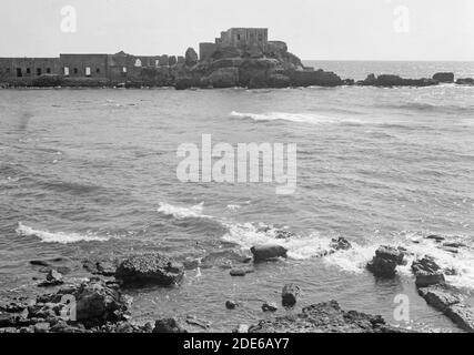 Légende originale: Caesarea - lieu: Israel--Caesarea ca. 1934-1939 Banque D'Images