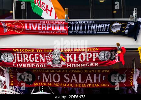 Liverpool FC Fan Shop, Angleterre Banque D'Images