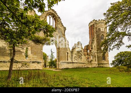 Folie sur le domaine de Wimpole à Arrington, en Angleterre Banque D'Images