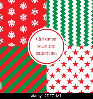 Motifs sans coutures joyeux Noël. Papier peint sans fin, fond de page Web ou papier d'emballage. Illustration de Vecteur