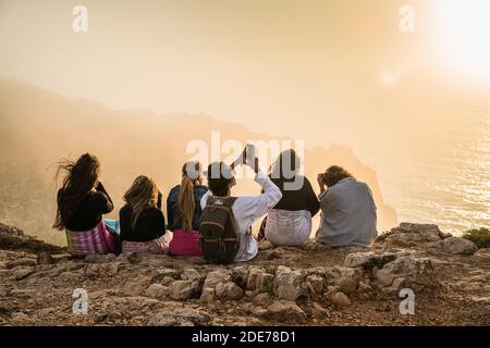 Cabo de São Vicente, Portugal, Europe. Banque D'Images