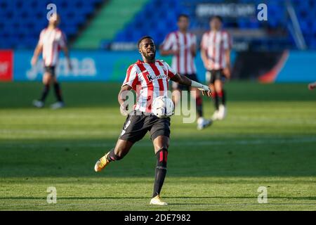 Inaki Williams du Athletic Club lors du championnat d'Espagne la Liga football match entre Getafe CF et Athletic Club de Bilbao le 29 novembre 2020 au stade Alfonso Perez de Getafe, Madrid, Espagne - photo Oscar J Barroso / Espagne DPPI / DPPI / LM Banque D'Images