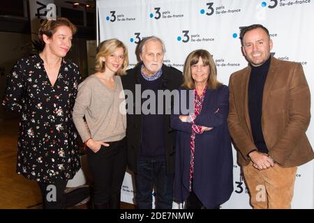 Exclusivité - Sandrine Dumais, Wendy Bouchard, Jean-Jacques Debout, Chantal Goya, Emanuel Lenormand participe à la première de Paris à France Television le 08 janvier 2019 à Paris, en France. Photo de Nasser Berzane/ABACAPRESS.COM Banque D'Images