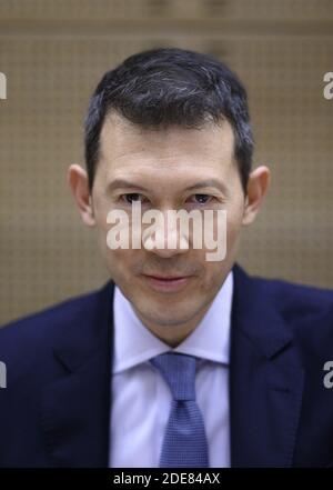 Air France - Benjamin Smith, PDG de KLM, lors d'un comité du Sénat à Paris, le 16 janvier 2019. Photo par Eliot Blondt/ABACAPRESS.COM Banque D'Images