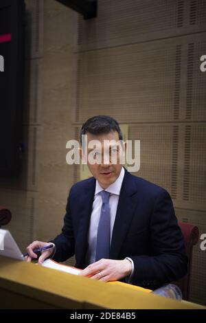 Air France - Benjamin Smith, PDG de KLM, lors d'un comité du Sénat à Paris, le 16 janvier 2019. Photo par Eliot Blondt/ABACAPRESS.COM Banque D'Images