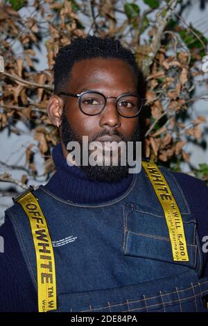 Kofi Siriboe participe au spectacle Off-White pour hommes automne/hiver 2019-2020 dans le cadre de la semaine de la mode de Paris à Paris, France, le 16 janvier 2019. Photo d'Aurore Marechal/ABACAPRESS.COM Banque D'Images