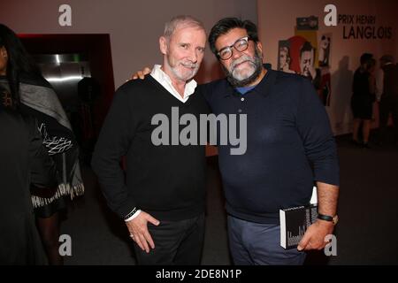 Geoffroy Thiebaut et Alain Attal lors de l'After Party du Prix Henri Langlois, a la Cité de l'Architecture et du Patrimoine, a Paris, France, le 22 janvier 2019. Photo de Jerome Domine/ABACAPRESS.COM Banque D'Images