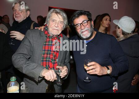 Jean-Pierre Mocky et Alain Attal lors de l'After Party du Prix Henri Langlois, a la Cité de l'Architecture et du Patrimoine, a Paris, France, le 22 janvier 2019. Photo de Jerome Domine/ABACAPRESS.COM Banque D'Images