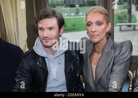 La chanteuse Céline Dion et Pepe Munoz assistent au salon RVDK Ronald Van Der Kemp haute Couture Printemps été 2019 dans le cadre de la semaine de la mode de Paris, le 23 janvier 2019 à Paris, France. Photo de Raul Benegas/ABACAPRESS.COM Banque D'Images