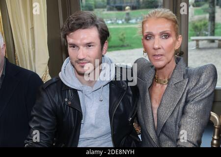 La chanteuse Céline Dion et Pepe Munoz assistent au salon RVDK Ronald Van Der Kemp haute Couture Printemps été 2019 dans le cadre de la semaine de la mode de Paris, le 23 janvier 2019 à Paris, France. Photo de Raul Benegas/ABACAPRESS.COM Banque D'Images