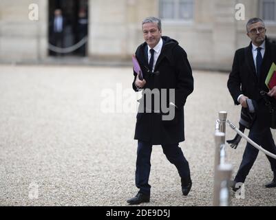 Philippe Vigier à l'Elysée Palace le 6 février 2019 à Paris, France. ELIOT BLONDT/ABACAPRESS.COM Banque D'Images