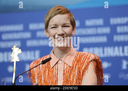 Sandra Huller participe à la Conférence de presse du jury dans le cadre du 69e Festival international du film de Berlin (Berlinale) à Berlin, en Allemagne, le 07 février 2019. Photo d'Aurore Marechal/ABACAPRESS.COM Banque D'Images