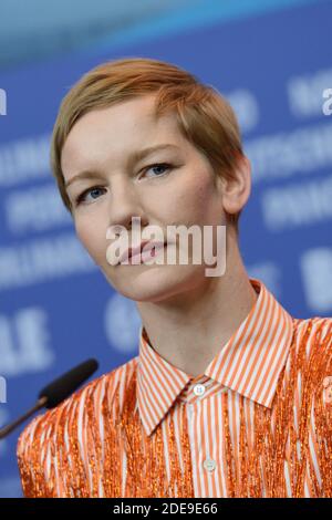 Sandra Huller participe à la Conférence de presse du jury dans le cadre du 69e Festival international du film de Berlin (Berlinale) à Berlin, en Allemagne, le 07 février 2019. Photo d'Aurore Marechal/ABACAPRESS.COM Banque D'Images