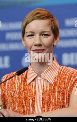Sandra Huller participe à la Conférence de presse du jury dans le cadre du 69e Festival international du film de Berlin (Berlinale) à Berlin, en Allemagne, le 07 février 2019. Photo d'Aurore Marechal/ABACAPRESS.COM Banque D'Images
