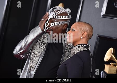 George Clinton participe aux 61e GRAMMY Awards annuels au Staples Center le 10 février 2019 à Los Angeles, Californie, États-Unis. Photo de Lionel Hahn/ABACAPRESS.COM Banque D'Images