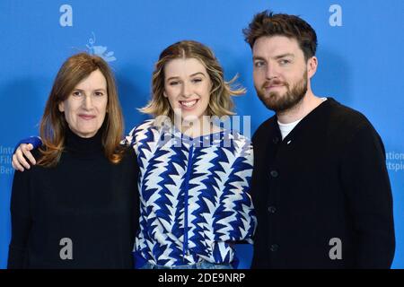 Joanna Hogg, honore Swinton-Byrne et Tom Burke participant au souvenir Photocall dans le cadre du 69e Festival international du film de Berlin (Berlinale) à Berlin, en Allemagne, le 12 février 2019. Photo d'Aurore Marechal/ABACAPRESS.COM Banque D'Images