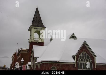 Hiver à Leadville, Colorado, États-Unis Banque D'Images