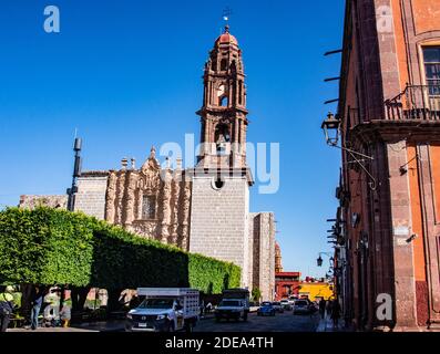 Templo de Nuestra Señora de la Salud, San Miguel de Allende, Guanajuato, Mexique Banque D'Images