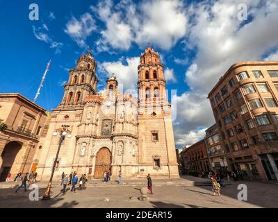 Cathédrale métropolitaine de San Luis Potosi, Mexique Banque D'Images