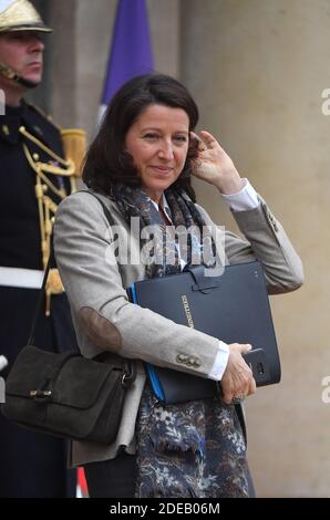 Agnes Buzyn part après la réunion hebdomadaire du cabinet à l'Elysée à Paris le 6 mars 2019. Photo de Christian Liewig/ABACAPRESS.COM Banque D'Images