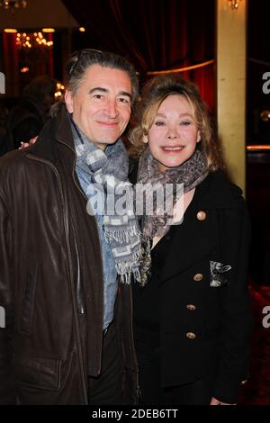 Grace de Capitani et son mari Philippe Bellon assistant à Daniele Gilbert et les paroles de midi première photo tenue au Casino de Paris à Paris, France, le 11 mars 2019. Photo de David Boyer/ABACAPRESS.COM Banque D'Images