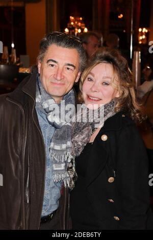 Grace de Capitani et son mari Philippe Bellon assistant à Daniele Gilbert et les paroles de midi première photo tenue au Casino de Paris à Paris, France, le 11 mars 2019. Photo de David Boyer/ABACAPRESS.COM Banque D'Images