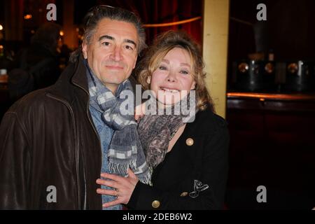 Grace de Capitani et son mari Philippe Bellon assistant à Daniele Gilbert et les paroles de midi première photo tenue au Casino de Paris à Paris, France, le 11 mars 2019. Photo de David Boyer/ABACAPRESS.COM Banque D'Images