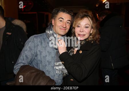 Grace de Capitani et son mari Philippe Bellon assistant à Daniele Gilbert et les paroles de midi première photo tenue au Casino de Paris à Paris, France, le 11 mars 2019. Photo de Jerome Domine/ABACAPRESS.COM Banque D'Images