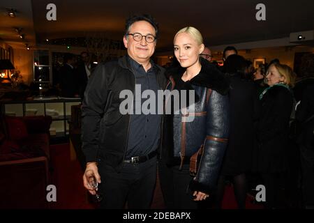 POM Klementieff et Thierry Klifa assistent à la première Techine Art au Cinéma du Panthéon, à Paris, le 14 mars 2019. Photo de Laurent Zabulon/ABACAPRESS.COM Banque D'Images