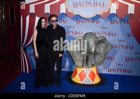 EVA Green et Tim Burton assistent au gala Dumbo au Grand Rex Cinema le 18 mars 2019 à Paris, en France. Photo de Laurent Zabulon/ABACAPRESS Banque D'Images