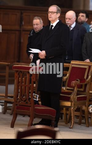 Comte de Paris, le Prince Jean d'Orléans assiste à la Messe pour le repos de l'Ame pour son père Comte de Paris, Prince Henri d'Orléans, cité par Chanoine Gilles Annequin à l'église Saint Germain l'Auxerrois le 23 mars 2910 à Paris, France.Comte de Paris, Le Prince Henri d'Orléans est décédé à 85 ans le 21 janvier 2019. Photo de David Niviere/ABACAPRESS.COM Banque D'Images