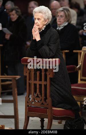 La duchesse de Montpensier assiste à la Messe pour le repos de l'Ame pour le Comte de Paris, Prince Henri d'Orléans, cité par Chanoine Gilles Annequin à l'église Saint Germain l'Auxerrois le 23 mars 2910 à Paris, France. Le Prince Henri d'Orléans est décédé à 85 ans le 21 janvier 2019. Photo de David Niviere/ABACAPRESS.COM Banque D'Images