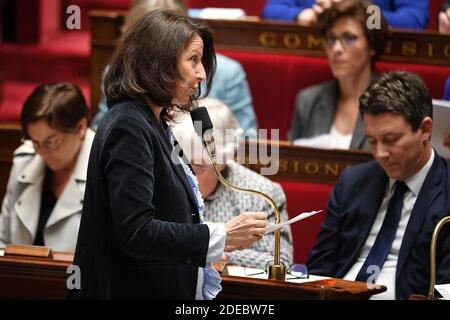 Ministre des Solidarités et de la Santé Agnes Buzyn assiste à une session de questions au Gouvernement à l'Assemblée nationale française le 26 mars 2019 à Paris, France. Photo de David Niviere/ABACAPRESS.COM Banque D'Images