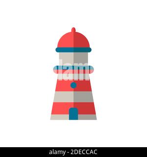 Icône phare. Elément simple de la collection de ports. Icône Creative Lighthouse pour la conception Web, les modèles, les infographies et bien plus encore Illustration de Vecteur