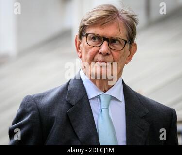 Sir William Cash, Bill Cash, président du Comité européen d'examen et éminent eurosceptique, député conservateur Banque D'Images