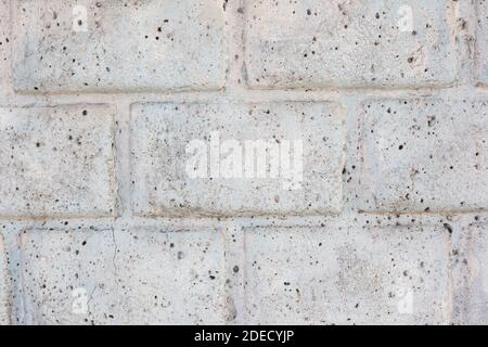 texture de mur en briques grises. Disposition en briques Banque D'Images