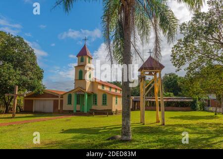 Église Juan Pablo II commémorant le pape Paul II, Wanda, Provincia Misiones, Argentine, Amérique latine Banque D'Images